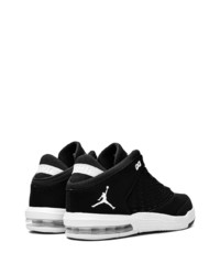 schwarze Leder niedrige Sneakers von Jordan