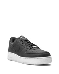 schwarze Leder niedrige Sneakers von Nike