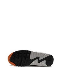 schwarze Leder niedrige Sneakers von Nike