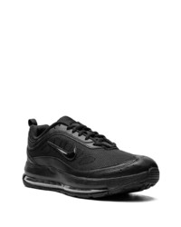 schwarze Leder niedrige Sneakers von Nike