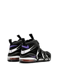 schwarze Leder niedrige Sneakers von Nike