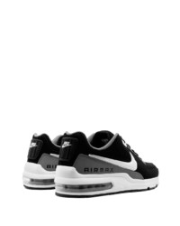 schwarze Leder niedrige Sneakers von Nike