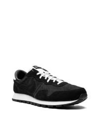 schwarze Leder niedrige Sneakers von Nike