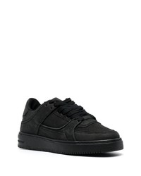 schwarze Leder niedrige Sneakers von Represent