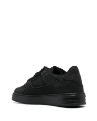 schwarze Leder niedrige Sneakers von Represent