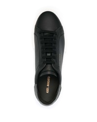 schwarze Leder niedrige Sneakers von Axel Arigato