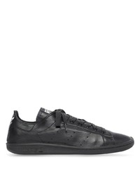 schwarze Leder niedrige Sneakers von Balenciaga