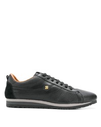 schwarze Leder niedrige Sneakers von Bally