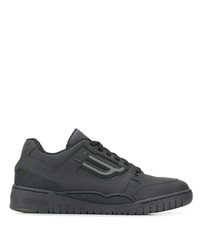 schwarze Leder niedrige Sneakers von Bally