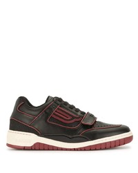 schwarze Leder niedrige Sneakers von Bally