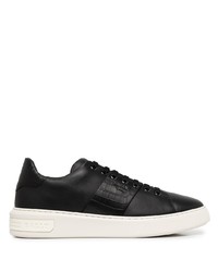 schwarze Leder niedrige Sneakers von Bally