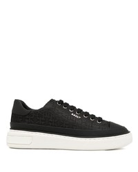 schwarze Leder niedrige Sneakers von Bally