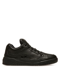 schwarze Leder niedrige Sneakers von Bally