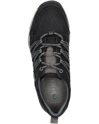 schwarze Leder niedrige Sneakers von Bama