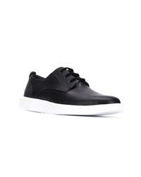 schwarze Leder niedrige Sneakers von Camper