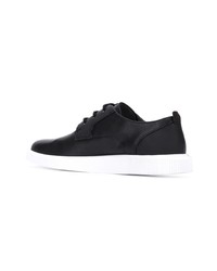 schwarze Leder niedrige Sneakers von Camper