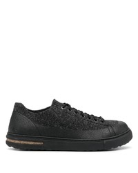 schwarze Leder niedrige Sneakers von Birkenstock