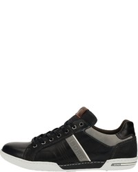 schwarze Leder niedrige Sneakers von Bjorn Borg