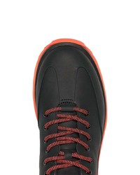 schwarze Leder niedrige Sneakers von Camper Lab