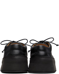 schwarze Leder niedrige Sneakers von Marsèll