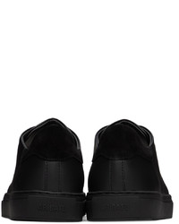 schwarze Leder niedrige Sneakers von Axel Arigato