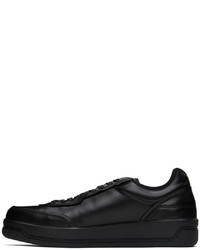 schwarze Leder niedrige Sneakers von Oamc