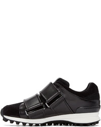 schwarze Leder niedrige Sneakers von 3.1 Phillip Lim