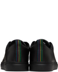schwarze Leder niedrige Sneakers von Ps By Paul Smith
