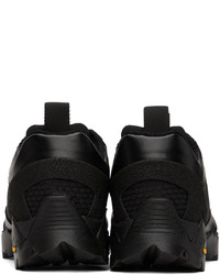 schwarze Leder niedrige Sneakers von Roa
