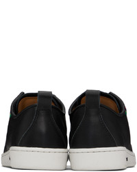 schwarze Leder niedrige Sneakers von Ps By Paul Smith