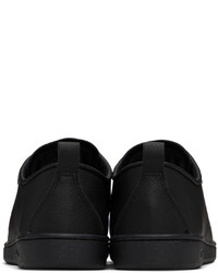 schwarze Leder niedrige Sneakers von Ps By Paul Smith