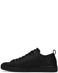 schwarze Leder niedrige Sneakers von Ps By Paul Smith