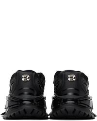 schwarze Leder niedrige Sneakers von Rombaut