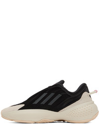 schwarze Leder niedrige Sneakers von adidas Originals