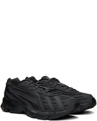 schwarze Leder niedrige Sneakers von adidas Originals