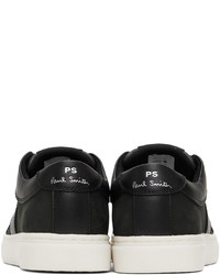 schwarze Leder niedrige Sneakers von Ps By Paul Smith