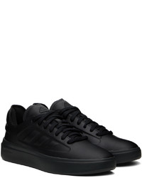 schwarze Leder niedrige Sneakers von adidas Originals