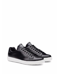 schwarze Leder niedrige Sneakers von Church's