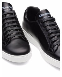 schwarze Leder niedrige Sneakers von Church's