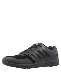 schwarze Leder niedrige Sneakers von BORAS