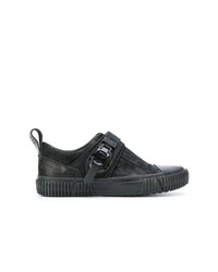 schwarze Leder niedrige Sneakers von Both