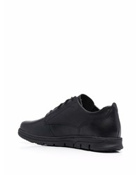 schwarze Leder niedrige Sneakers von Timberland