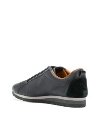 schwarze Leder niedrige Sneakers von Bally