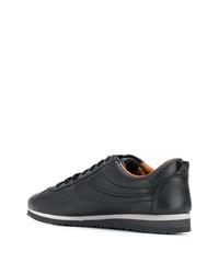 schwarze Leder niedrige Sneakers von Bally