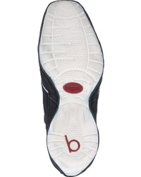 schwarze Leder niedrige Sneakers von Bugatti