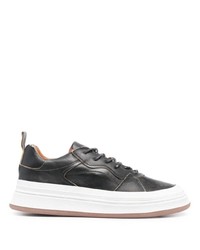 schwarze Leder niedrige Sneakers von Buttero