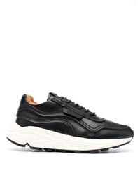 schwarze Leder niedrige Sneakers von Buttero