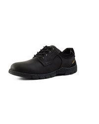 schwarze Leder niedrige Sneakers von camel active