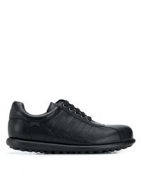 schwarze Leder niedrige Sneakers von Camper