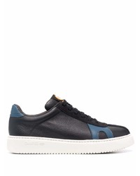 schwarze Leder niedrige Sneakers von Camper